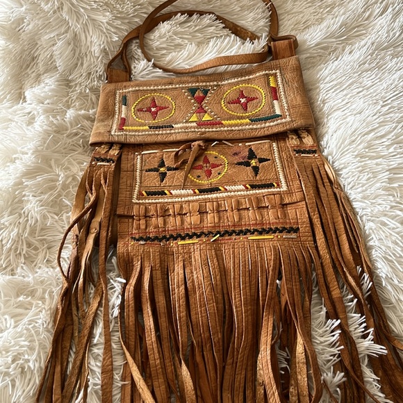 Vintage Genuine Leather Handmade SW Style Purse - Picture 8 of 9